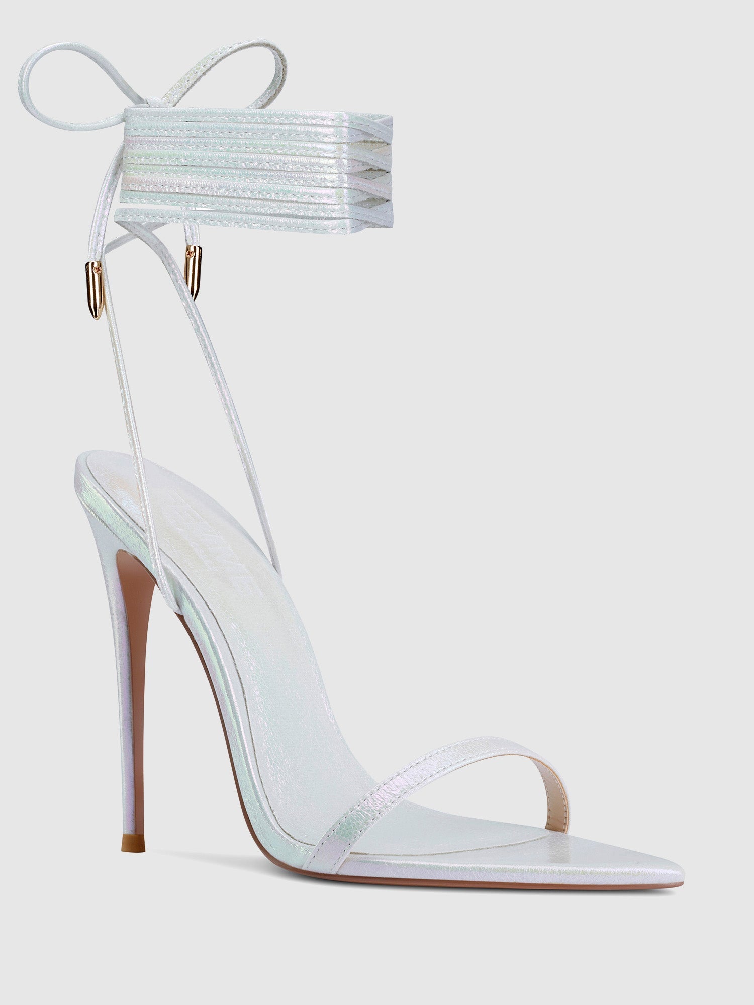 The London Lace - Up Pearl - FEMME LA